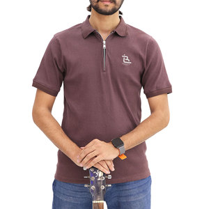 Polo con Cierre para Hombre, Corte Regular, Material Transpirable y Acabado Moderno, Polo Urbano con Cierre para Hombre - Product Image 3
