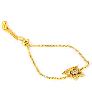 Zirkon Kaplama Kelebek Altın Bileklik Pulseras de moda con dijes - Product Image 1