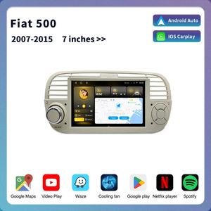 Lecteur autoradio pour Fiat 500 Android Navigator Fiat 500 CarPlay Stereo GPS WiFi - Product Image 2
