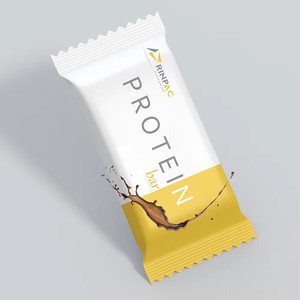 Bolsa de Embalaje para Barritas de Proteína con Impresión Digital Personalizada, Envoltura Tipo Flow Wrap, Solución de Embalaje con Sellado en Frío para Barritas de <span class=keywords><strong>Chocolate</strong></span>, Directo de Fábrica - Product Image 1