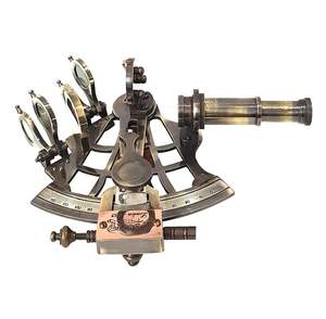 Antiquités maritimes Capitaine marin Sextant Instrument astrolabe de travail - Product Image 3