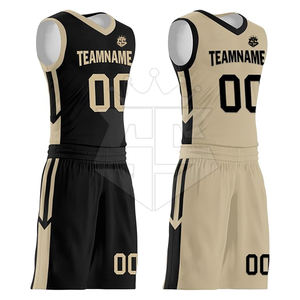 Uniforme de baloncesto reversible de material de poliéster con impresión de logotipo personalizado más vendido en diferentes colores - Product Image 2