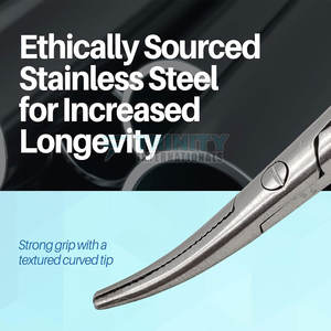 Portaagujas Castroviejo de primera calidad 140mm El mejor material Portaagujas Castroviejo 140mm - Product Image 2