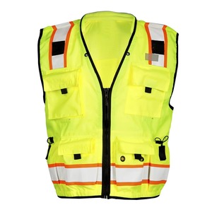 Venta caliente Construcción personalizada Hi Vis Chaleco DE SEGURIDAD Múltiples tamaños Reflectante Oem Ropa DE TRABAJO Chaleco para mejorar la seguridad - Product Image 2