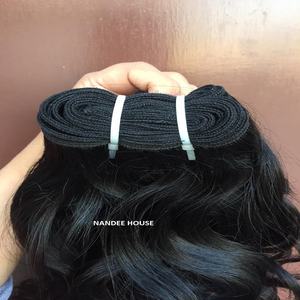 Extensiones humanas vírgenes birmanas vietnamitas crudas de trama Genius, sin procesar, estilo ondulado recto Natural, cutícula suave alineada - Product Image 3