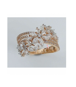 Anillo de Diamantes para Mujer, Oro de 18k, Joyería de Lujo Sofisticada con Estilo Clásico y Elegante, y Diamante Radiante para Mujer - Product Image 2