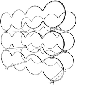 Whole Sale Custom Metallic Bottle Storage Rack Kitchen Storage Bottle Display Stand Soft <b>Drink</b> Holder For Hotel Supermarket - Product Image 6