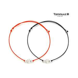 High Quality Tammuuz Sterling Silver Beads <b>Bracelet</b> Trendy Unisex <b>Adjustable</b> Length for All Seasons - Product Image 2