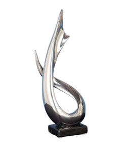 Objetos Decorativos de Mesa de Último Estilo, Escultura Plateada para Mesa, Decoraciones para Bodas, Artículos Decorativos para Mesa de Salón, Regalos Corporativos - Product Image 2