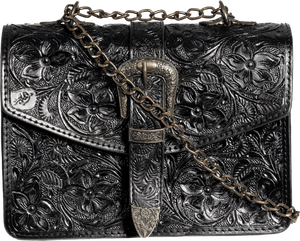 Vente chaude de haute qualité en cuir de vachette bandoulière pochette dame sangle unique été Vintage en cuir usiné bohème épaule - Product Image 1