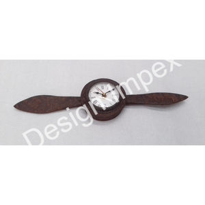 Modèles d'avion élégants en fonte d'aluminium hélice et horloge de bureau portable meilleure vente en gros hélice de qualité à faible coût - Product Image 6