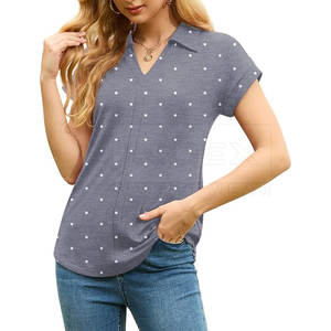 Ropa informal de algodón de alta calidad para mujer, camisas ligeras, ajustadas, transpirables, de secado rápido, personalizables - Product Image 1