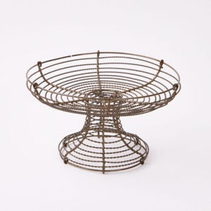 Soporte para Pastel de un Solo Nivel, de Alambre de Hierro con Acabado Antiguo, Ecológico, Apto para Lavavajillas, para Hogar, Bodas, Fiestas de Cumpleaños, Decoración de Mesa - Product Image 1