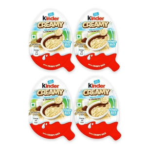 Kinder Creamy Milk And Crunchy 456g Paquete de 24 con 537 Kcal por 100g para un Snack Energético Denso, Distribución al por Mayor - Product Image 1