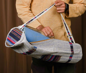 Bolsas de Yoga de Cáñamo Hechas a Mano, Nuevas Bolsas de Yoga de Yute Ecológicas de Diseño para Hombre y Mujer, Bolsas de Yoga de Cáñamo Naturales y Orgánicas - Product Image 2