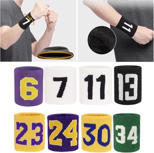 Pulsera deportiva para hombres y mujeres: banda para el sudor atlética de tela de rizo que absorbe la humedad para tenis, baloncesto, correr, gimnasio, - Product Image 5