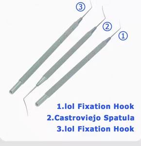 ชุดเครื่องมือผ่าตัดจุลศัลยกรรมคุณภาพสูง HABI ได้รับการรับรองมาตรฐาน CE สำหรับการผ่าตัดตาขุ่น ผลิตจากสแตนเลส ใช้พลังงานด้วยมือ - Product Image 5