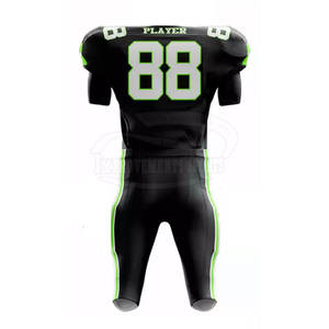 Dernier style uniforme de football américain fabriqué au Pakistan à manches courtes Design respirant Disponibilité en gros - Product Image 2