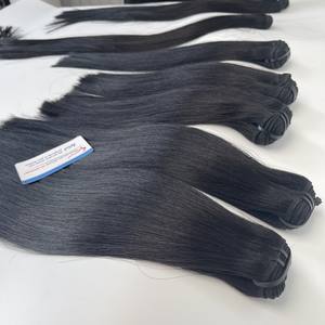 Grande vente!!! Cheveux vietnamiens bruts couleur naturelle os cheveux de trame droite peuvent être teints toutes les couleurs, longueur 6-36 pouces - Product Image 4