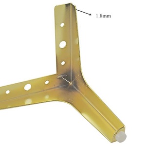 Patas de Sofá de Acero Inoxidable de 10 cm de Altura PKCT005 con Recubrimiento Dorado, Elegantes Soportes para Muebles - Product Image 6
