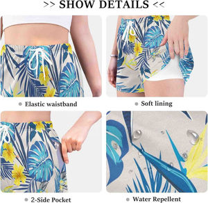 Shorts de plage pour femmes avec logo et design personnalisés - Haute qualité, coupe régulière, respirant, séchage rapide avec motif - Product Image 4