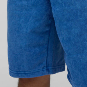 Shorts de sport d'entraînement d'été pour hommes nouvelle mode respirant lavage à l'acide imprimé décontracté Jogging Shorts motif solide - Product Image 5