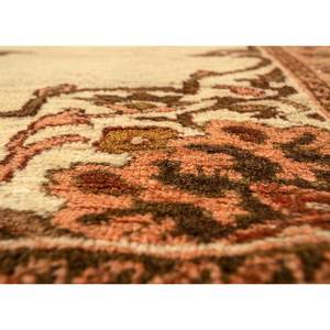 Alfombra de lana anudada a mano Aalam Paem-416 color marfil con medallón abstracto para sala de estar, entrada, pasillo, rectangular, tipo rompecabezas, para adolescentes - Product Image 3