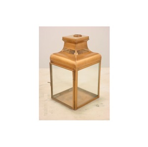 <b>Mini</b> Size Copper <b>Lantern</b> with Glass Decorative Candle Holder Hanging <b>Lantern</b> For Outdoor Indoor Home Garden Lighting Decor - Product Image 5