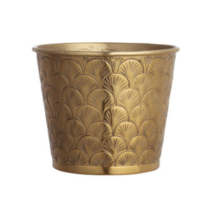 Cubetas de Hielo de Latón Estilo Occidental con Acabado Dorado para el Hogar, Eventos, Fiestas, Bares, Enfriador de Vino con Asas - Product Image 2