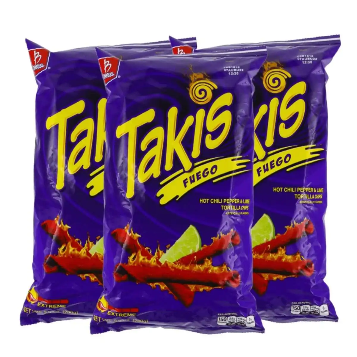 Wholesales Takiswit अच्छी गुणवत्ता और चूना चीप्स खाए व्यक्तिगत पैक नाश्ता (40 गिनती पैक)