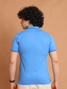 เสื้อโปโล170gsm ผู้ชายเสื้อโปโลผ้าคอตตอน2025จากอินเดียเสื้อโปโลลายปิเก้กอล์ฟออกแบบโลโก้ได้ตามต้องการ - Product Image 6