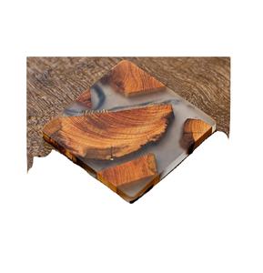 Posavasos de resina epoxi y madera para uso en mesa de Hotel, posavasos de resina de madera de aspecto moderno, venta al por mayor para mesa, diseño creativo, uso en cocina - Product Image 1