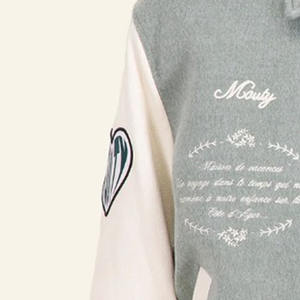 แจ็คเก็ตวาร์ซิตี้ขนแกะคุณภาพสูง ป้องกันรังสียูวี สำหรับผู้ชายและผู้หญิง สไตล์ใหม่ คอตั้ง มีทุกขนาดและสี ขนแกะนุ่ม - Product Image 3