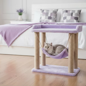 Amistar Lilac Paradise คุณภาพสูงพร้อมเปลญวนแมวเกาสำหรับแมวทุกขนาด - Product Image 1
