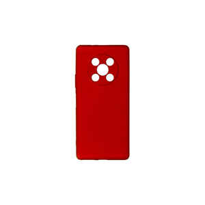 Netzy for Huawei Nova Y90 Safa Biye Luxury Silicone Phone Cover Red Transparent Design with Holder Models 7i 5g <b>Se</b> - Product Image 1