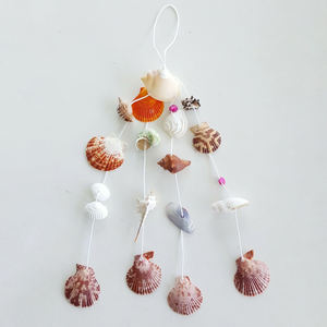 Handmade Natural Seashell Wind <b>Chime</b> <b>Bell</b> Hanging Coastal Sea Shell Pendant <b>Chimes</b> Beach Theme Decoration - Product Image 3