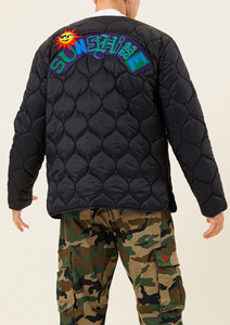 Abrigos personalizados de fabricante OEM para hombre, chaqueta bordada de cuero de invierno para hombre, la última gran oferta con tela importada - Product Image 4