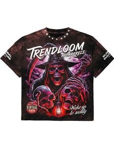 Camiseta Unisex de Algodón Estilo Urbano con Logotipo Personalizado, Estilo Casual Americano, Talla Grande - Product Image 1