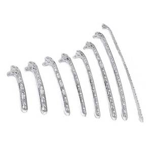 Plaque humérale distale de 35 mm avec support, lot de 16 pièces, instruments orthopédiques vétérinaires en acier inoxydable - Product Image 3