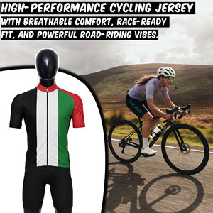 Vêtements de vélo pour l'été, maillot de cyclisme pour hommes, maillot de cyclisme rembourré léger personnalisé pour hommes - Product Image 3