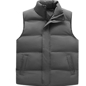 Hombres abrigos acolchados burbuja puffer chaleco con capucha cálido invierno hombres invierno puffer burbuja chaleco para invierno Chaleco de alta calidad - Product Image 2