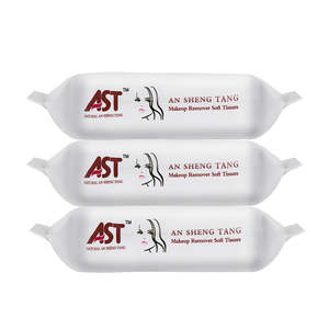 Lingettes démaquillantes en coton doux AST, 20 feuilles, OEM/ODM et étiquette privée disponibles - Product Image 4