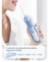 Mini irrigateur buccal à eau de 150 ml avec logo personnalisé, étanche, doux, pour le nettoyage buccal, voyage, fil dentaire