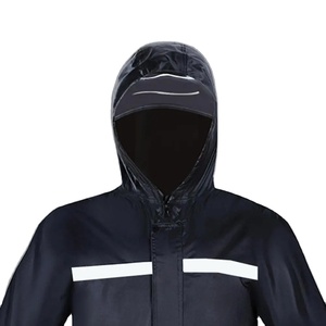 Venta al por mayor traje de lluvia de cuerpo completo diseño dividido impermeable a prueba de viento chaqueta reflectante pantalones ropa deportiva chándales - Product Image 2