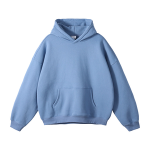 Sudadera con Capucha Extra Grande para Hombre, Color Rojo Sólido, 100% Algodón Felpa, Estilo Casual con Bolsillo Frontal, Ropa de Invierno, Impresión Personalizada - Product Image 6