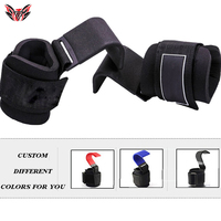 Ensemble de sangles de poignet pour l'entraînement de boxe, de haute qualité, avec logo personnalisé, en néoprène antidérapant, robustes, vente en gros