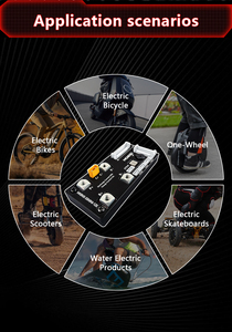 MAXKGO 6S-12S <span class=keywords><strong>BMS</strong></span> 60V 100A Placa de Protección Inteligente para Baterías de Litio para Bicicleta Eléctrica, Scooter, Patineta - Product Image 2