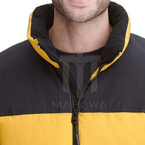 Veste d'hiver à col montant pour hommes, vêtements d'extérieur de différentes couleurs avec logo avant en polyester - Product Image 6