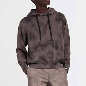 Sweats à capuche unisexes tendance streetwear d'hiver, design oversize, en molleton de coton mélangé respirant, confortables pour le quotidien, OEM ODM - Product Image 3