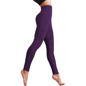 กางเกงโยคะผู้หญิง ระบายอากาศได้ดี สวมใส่สบาย เอวยืดหยุ่น น้ำหนักเบา เหมาะสำหรับใส่ลำลอง มีบริการ OEM หลายสี - Product Image 2